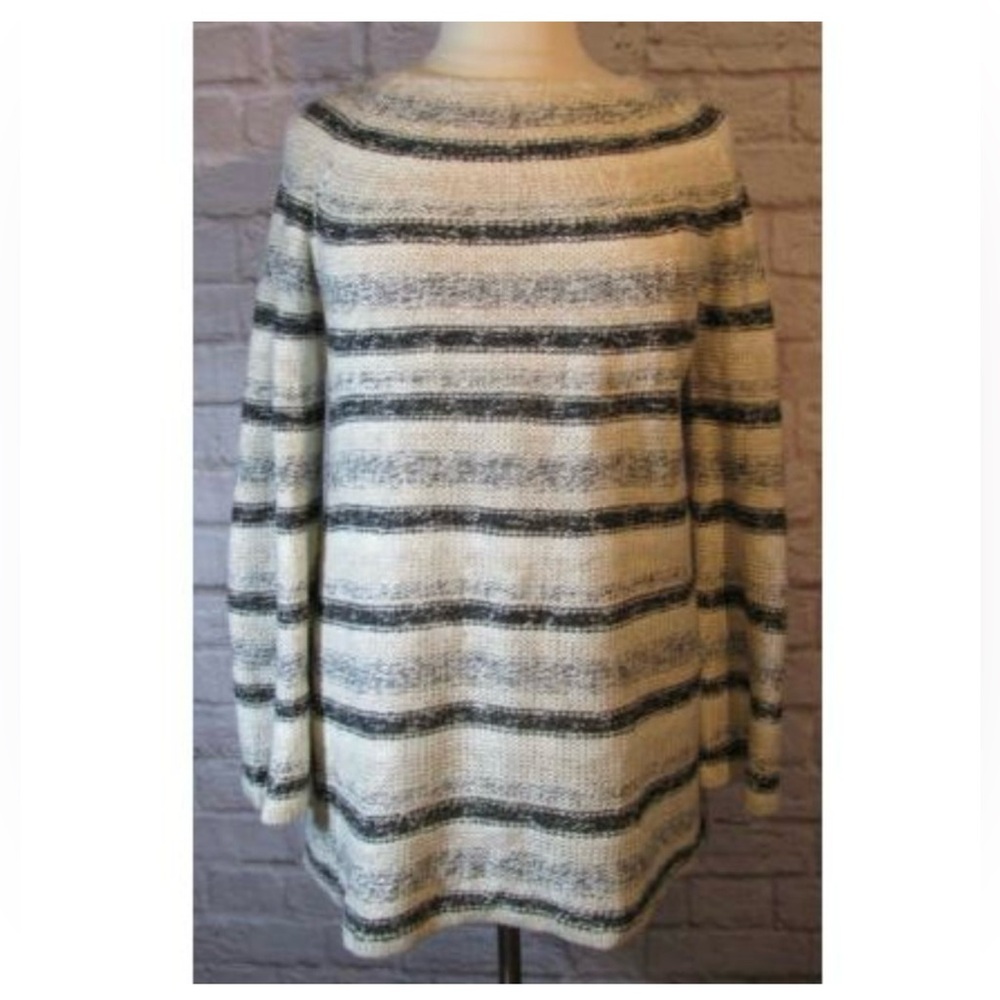 NWOT Style & Co Sweater Plus Size 3X Gray Ivory